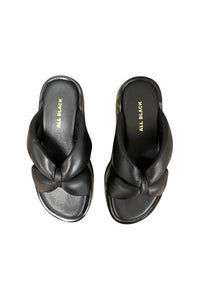 All Black - Women's Geisha Sandal