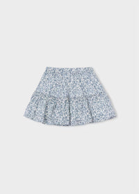 Mayoral - Floral Printed Flounce Skirt