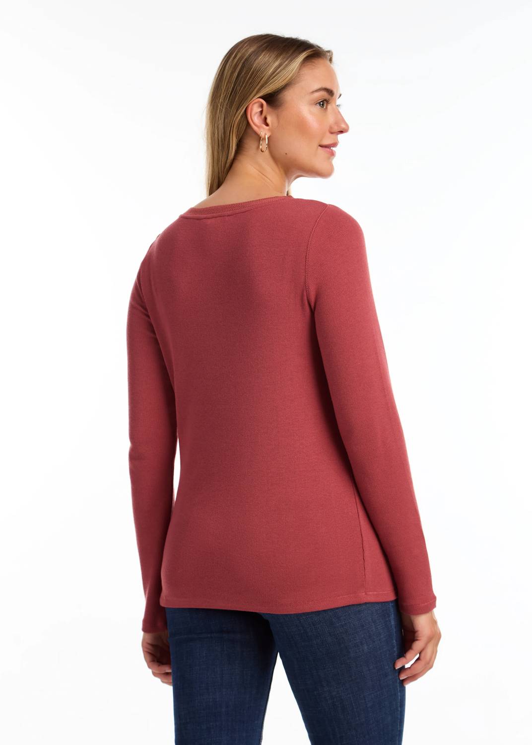 Fdj - Crew Neck Rib Sparkle Tee