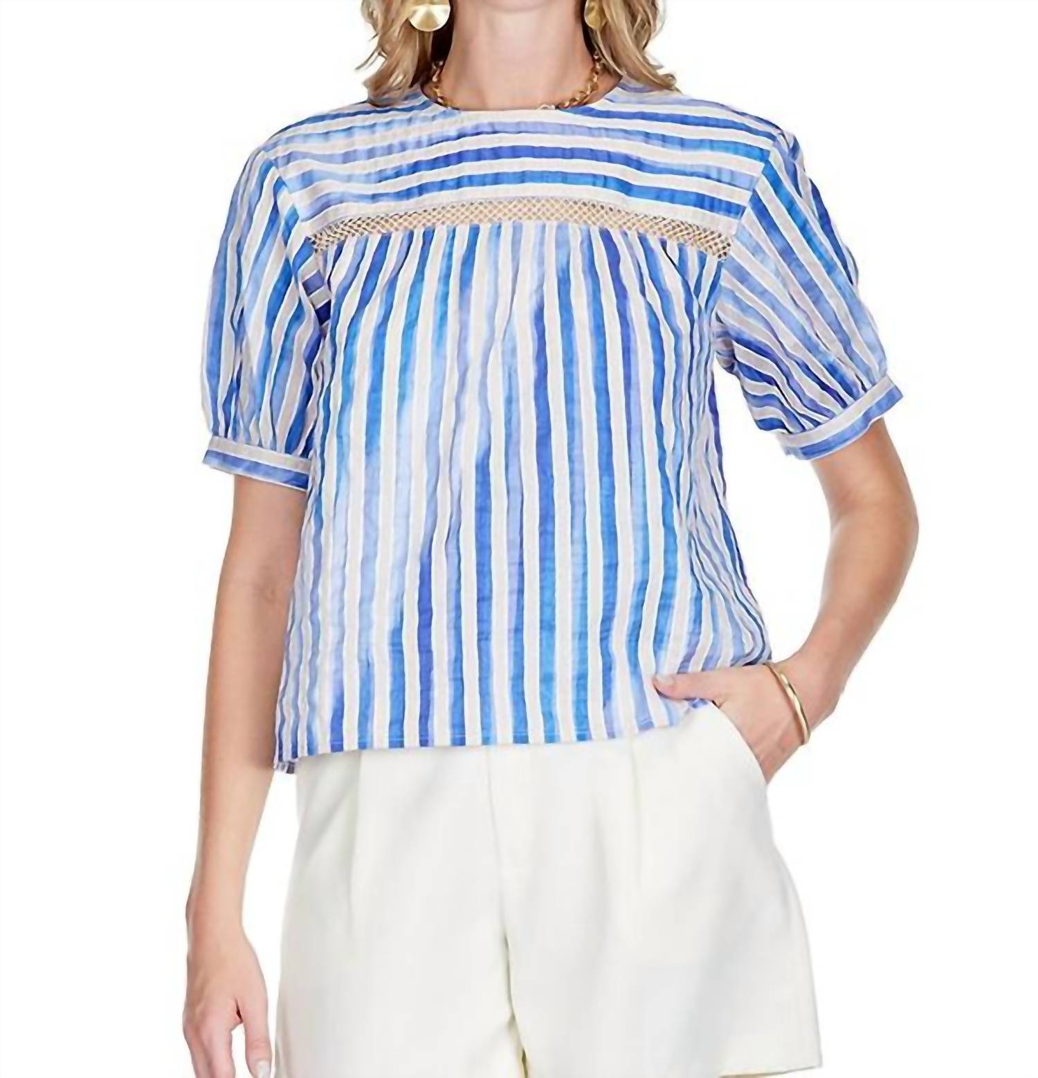 Jade - Yoke Trimmed Top