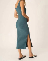 Project Social T - WORK IT OUT SCOOP NECK RIB DRESS