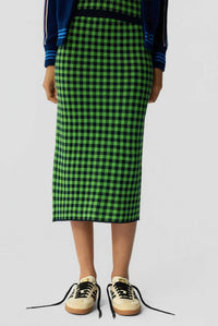 Guest In Residence - Gingham Long Skirt