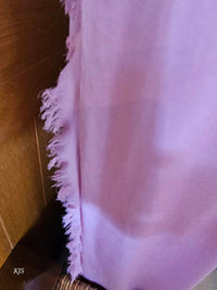 Made In Italy - Women's Silk Pant With Fringe