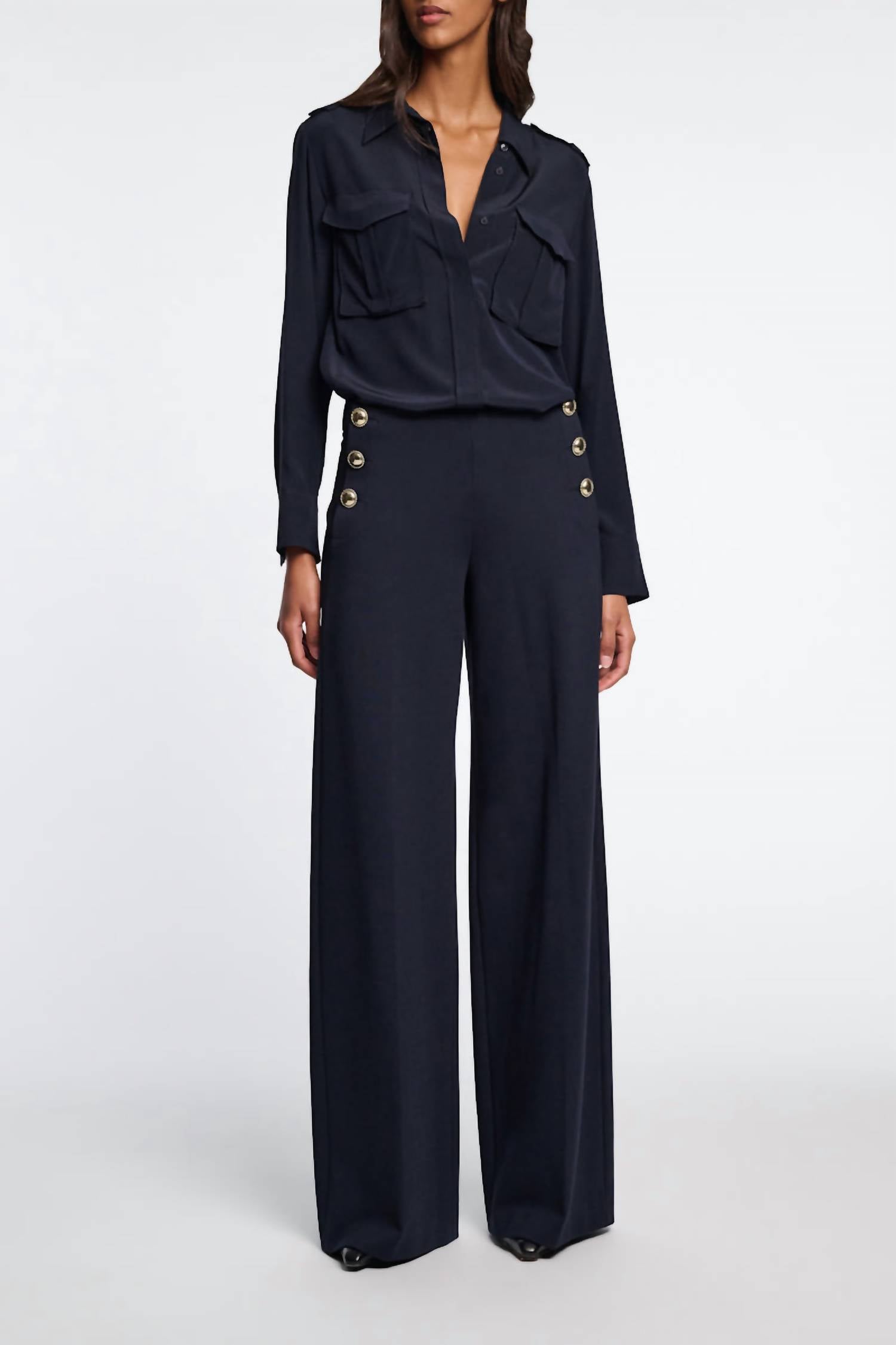 Dorothee Schumacher - Wide Leg Punto Milano Sailor Pants