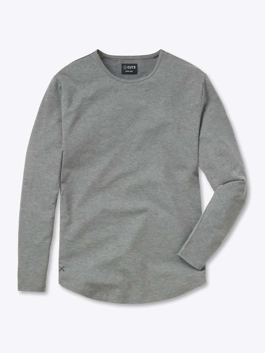 Cuts - Long Sleeve Curve-hem Tee