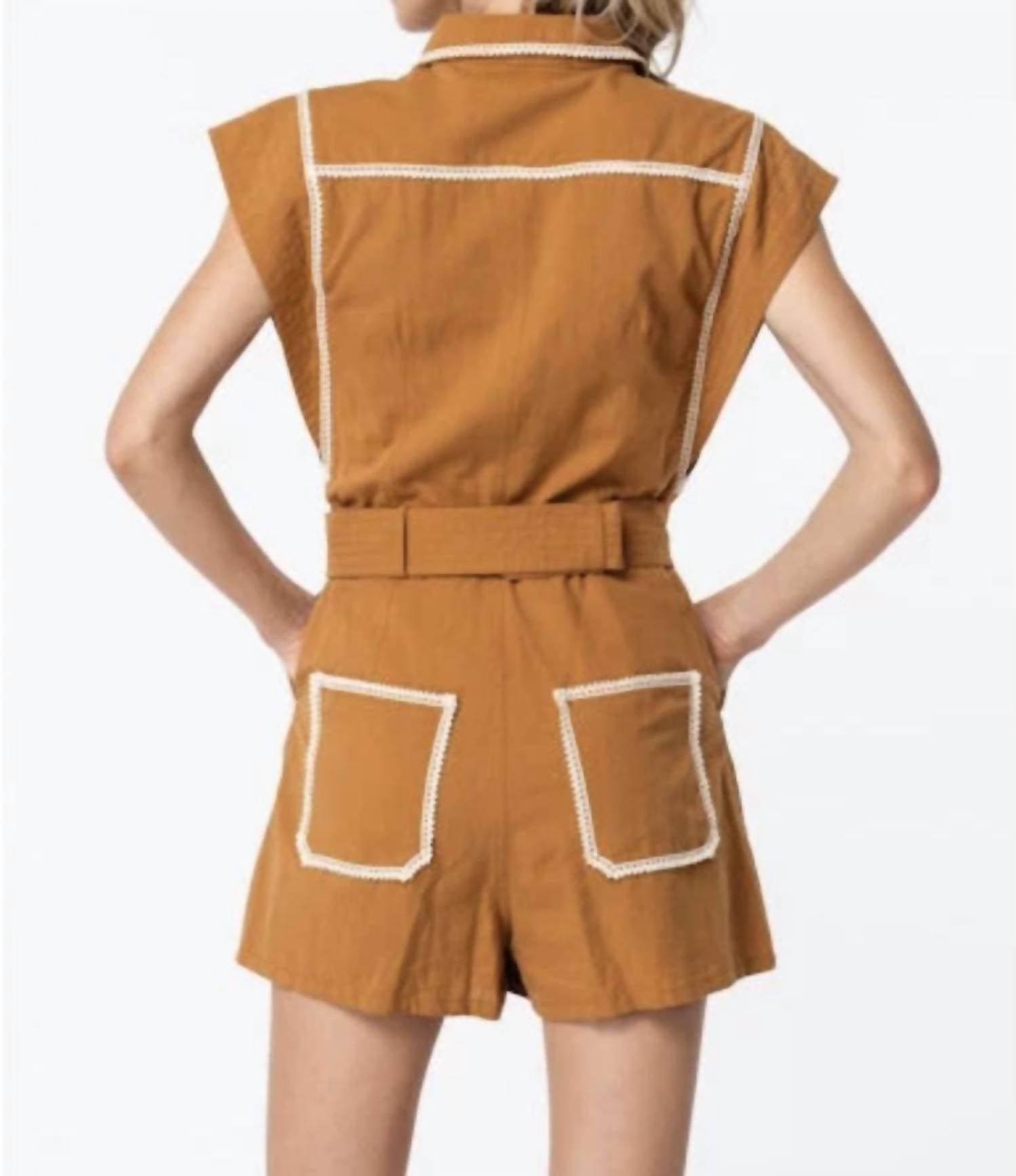 Ciebon - Crochet Trim Romper
