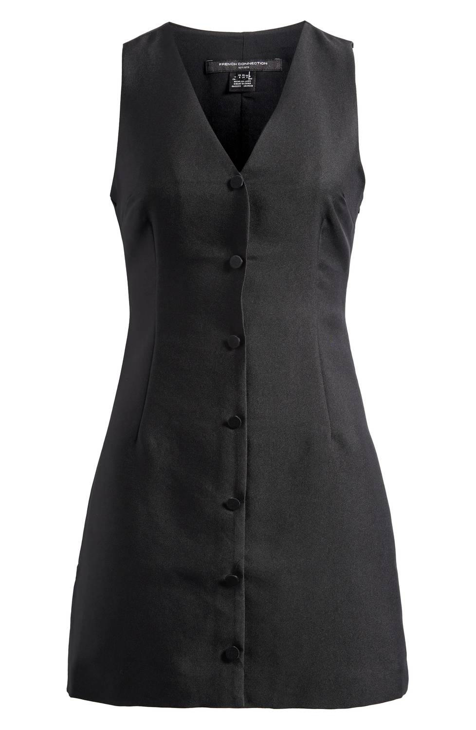 French Connection - Taffeta Sleeveless Mini Dress