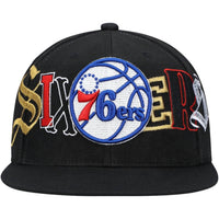 Mitchell & Ness - MEN'S NBA PHILADELPHIA 76ERS HYPE TYPE SNAPBACK HAT