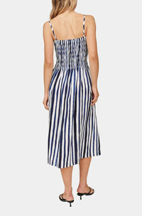 Bella Dahl - Smocked Midi Linen Dress