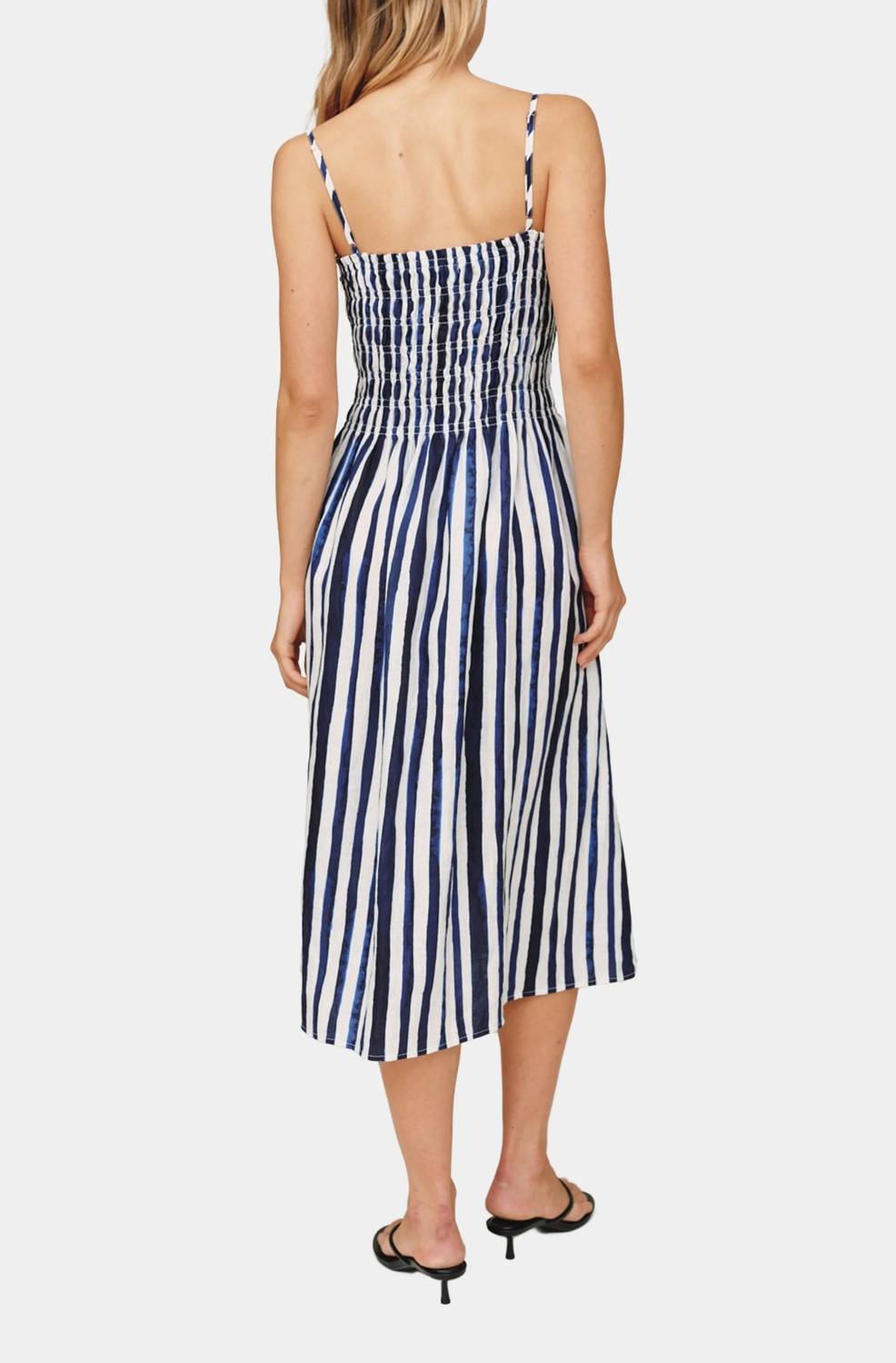 Bella Dahl - Smocked Midi Linen Dress