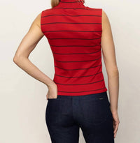 Sanctuary - Sleeveless Zip Mock Top