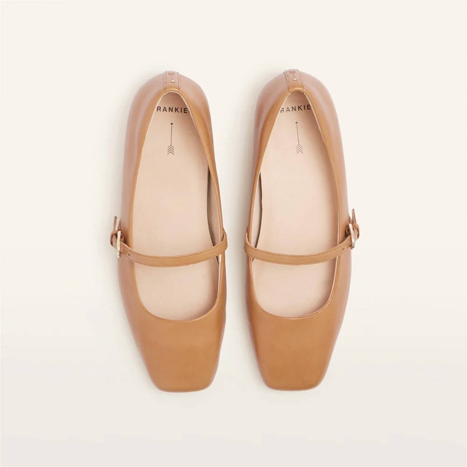 Frankie4 - Women's Hepburn Leather Dress Flat