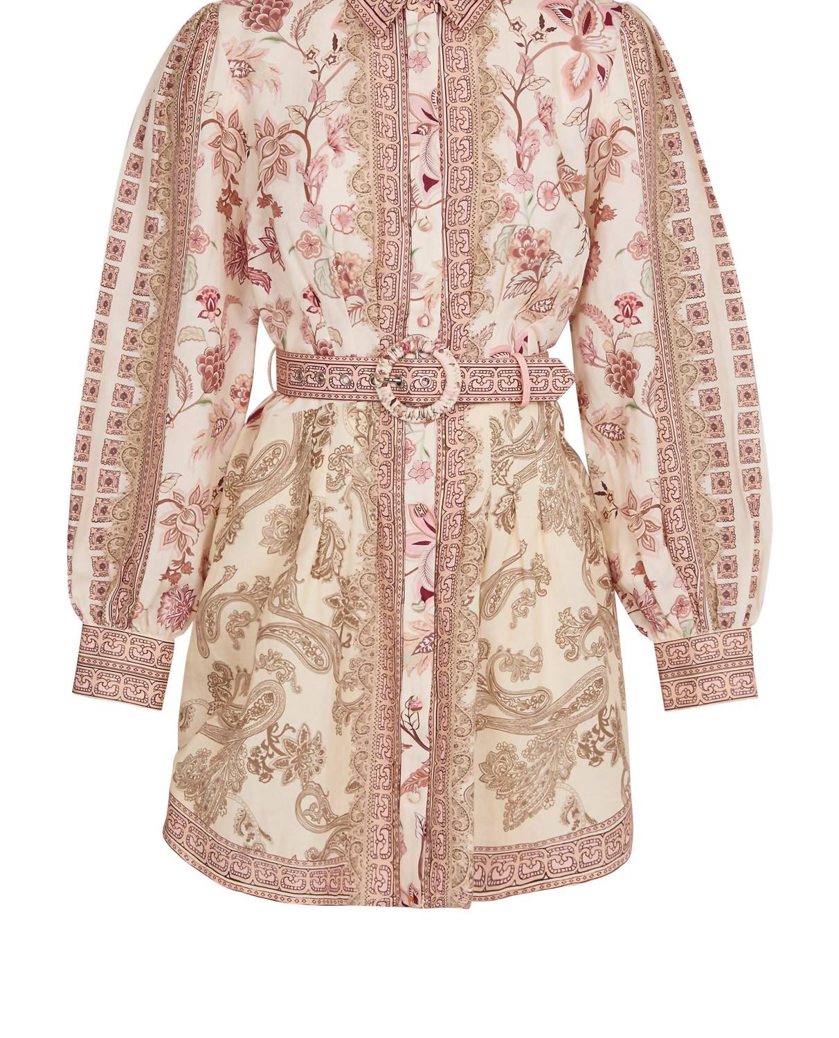 Hemant & Nandita - Dani Belted Mini Dress