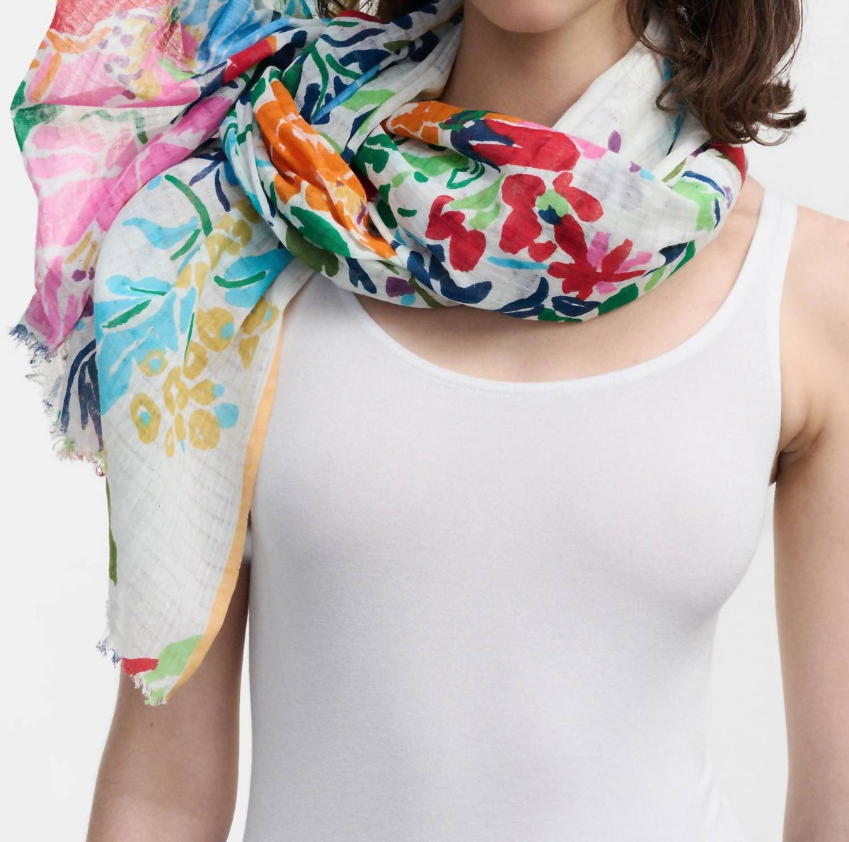 Epice - Floral Cotton Scarf