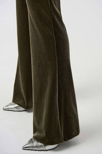 Joseph Ribkoff - Velvet Flared Pull On Pant