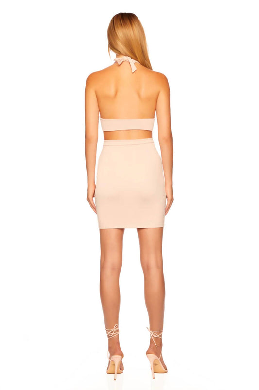 Susana Monaco - HALF MOON HALTER DRESS