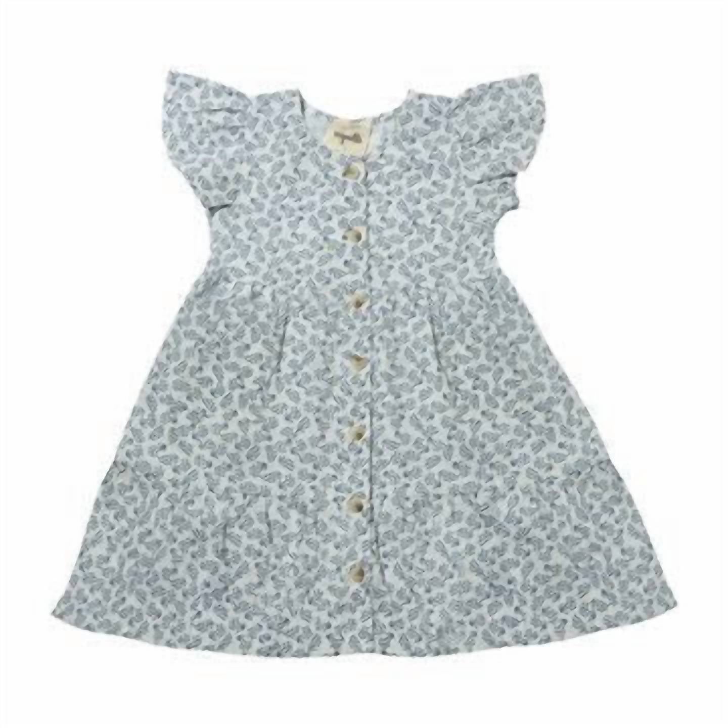 VIGNETTE Girl's Avery Mini Dress in navy spring - kids' dress