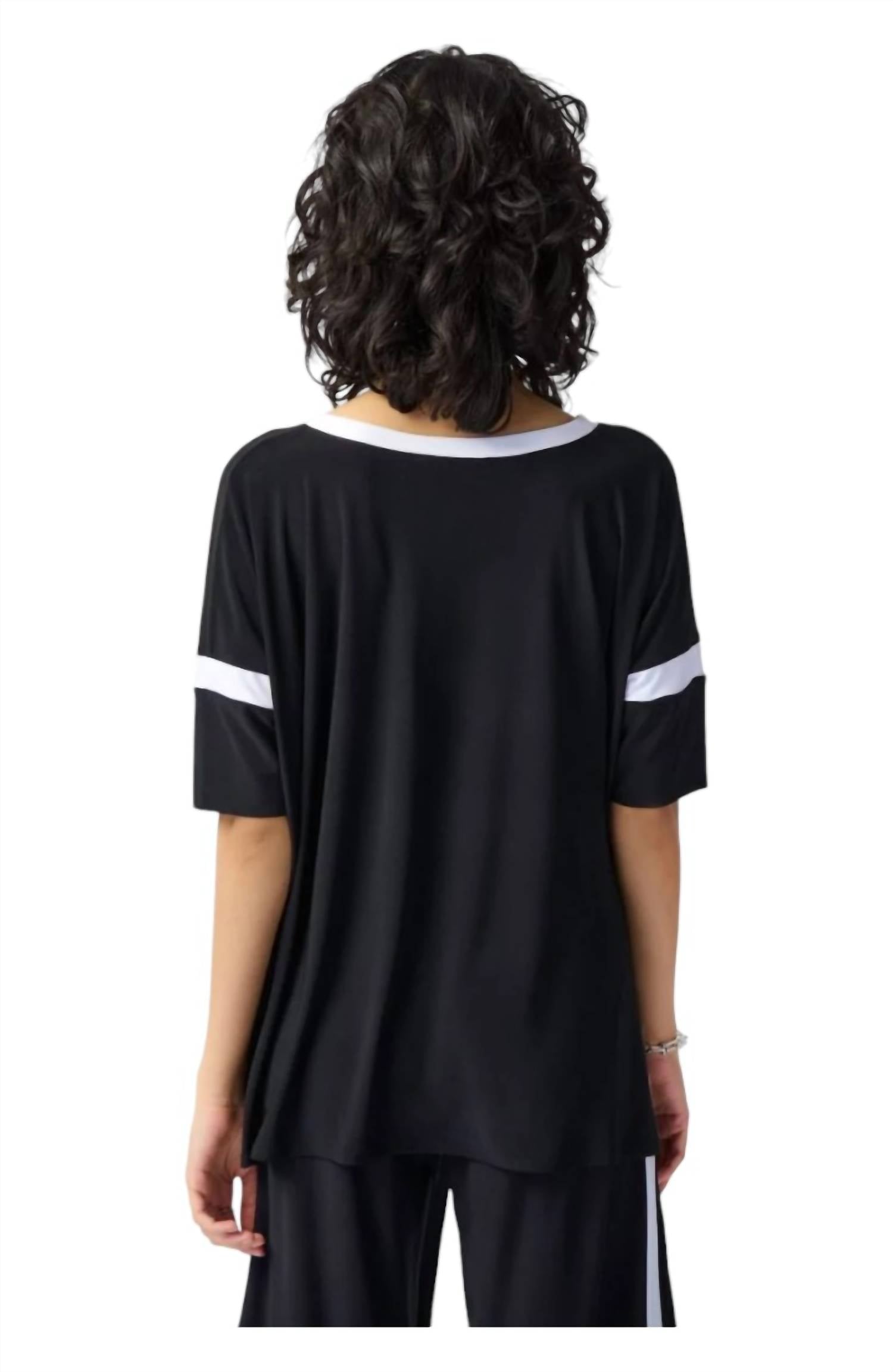 Joseph Ribkoff - Silky Knit Color Block Top