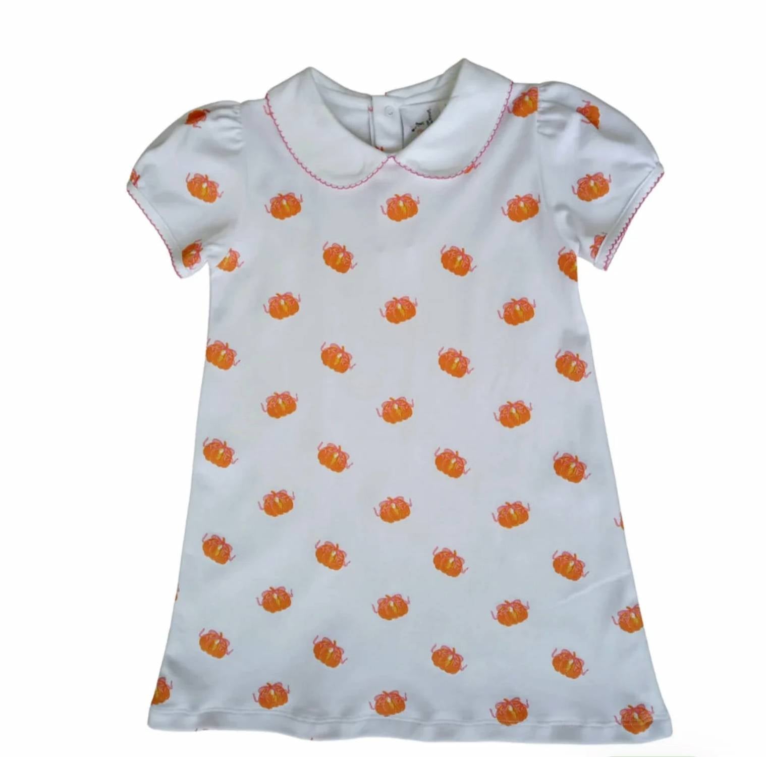 Maddie & Connor Co. - Girls' Pretty Pumpkins Prima Dress