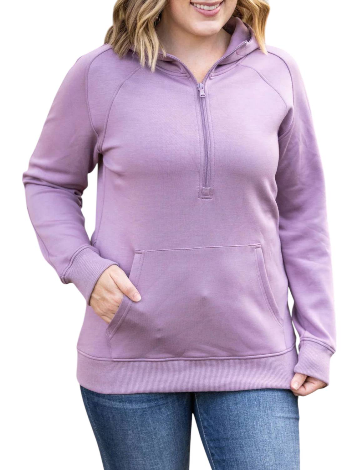 Michelle Mae - Scuba Halfzip Hoodie