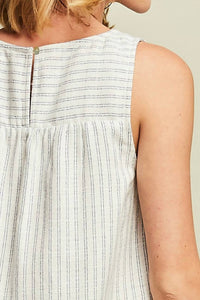Entro - Embroidered Tassel Mini Dress