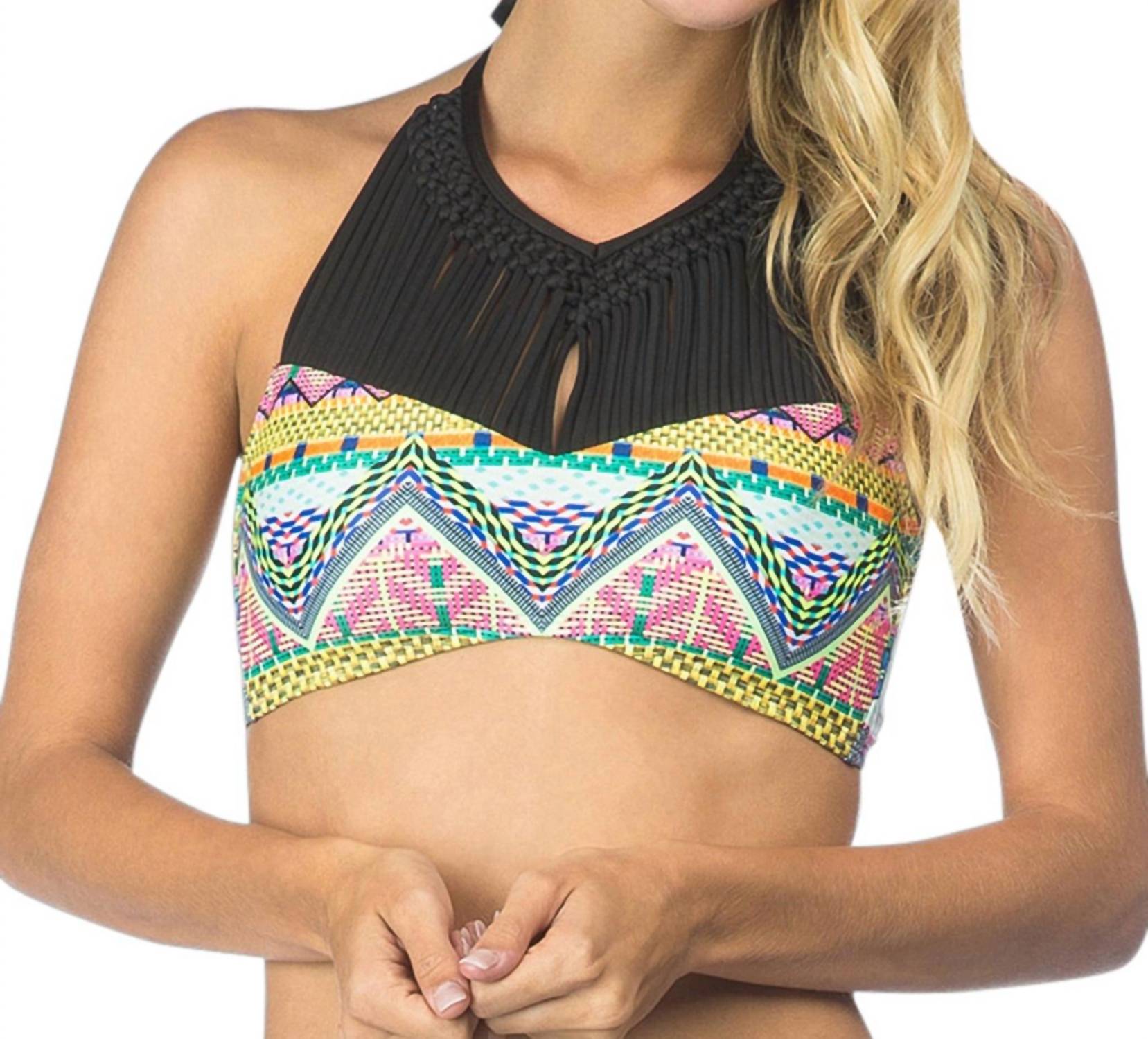 Hobie - Macrame High Neck Bikini Top