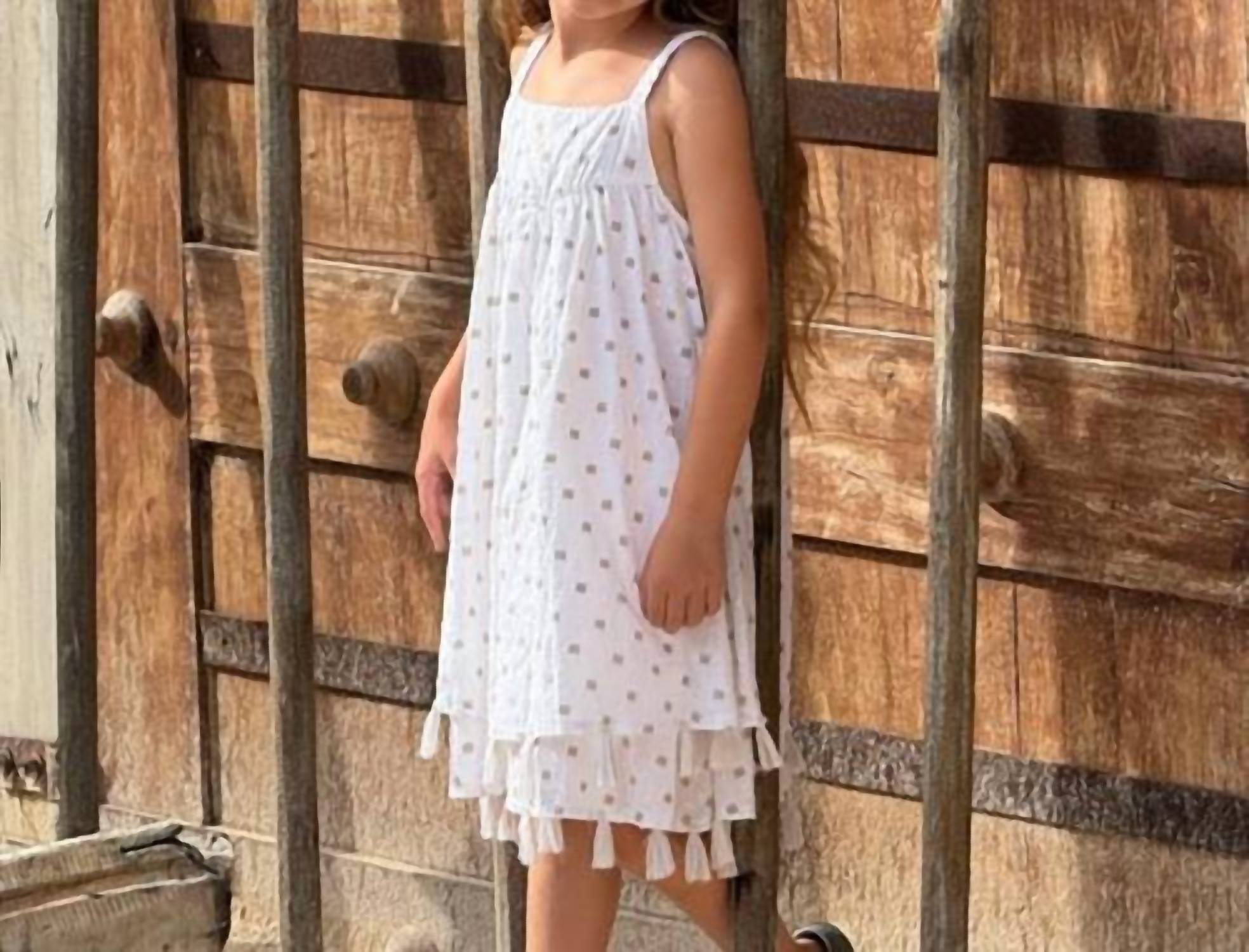 Poppet & Fox - Girl's Strappy Trapeze Dress