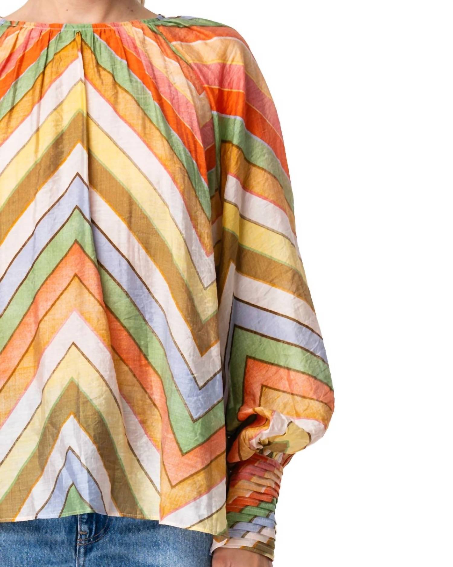 Ciebon - Chevron Blouse