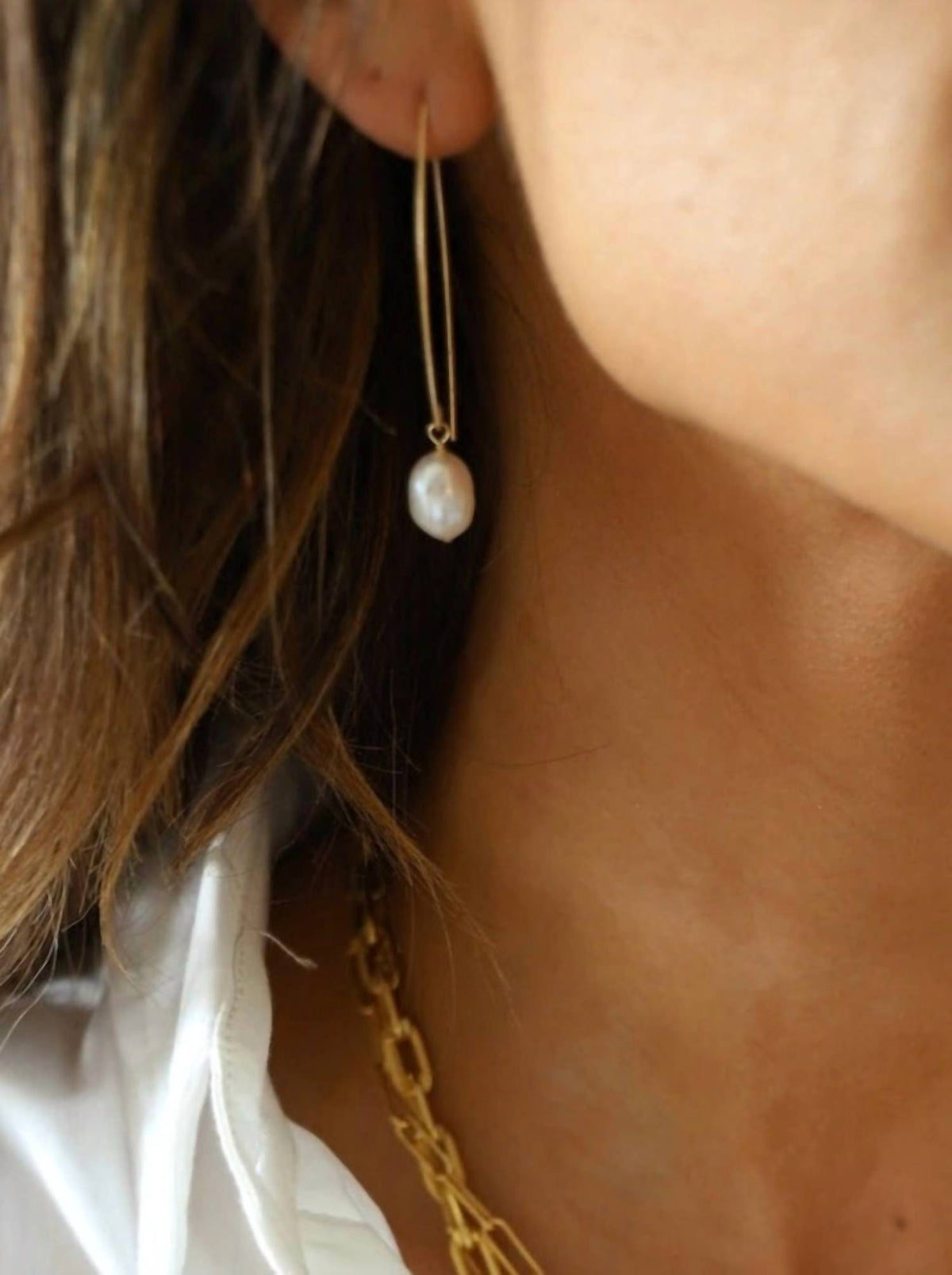 Katie Waltman - Freshwater Pearl Drop Earrings