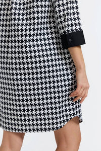 Foxcroft - SLoane Classic Houndstooth 3/4 Dress