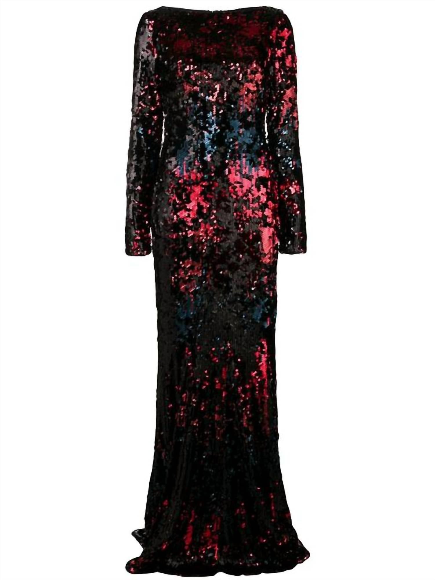 Talbot Runhof - Women's Pailette Gown