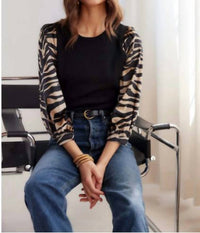 Fifteen Twenty - Contrast Lory Velvet Top