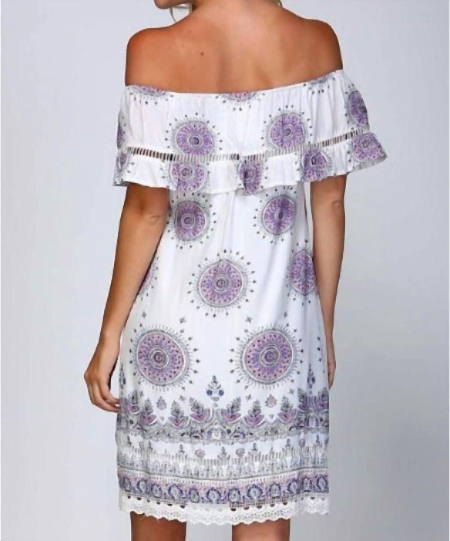 Listicle - Mandala Medallion Cotton Sun Dress