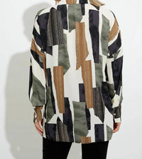 Joseph Ribkoff - patch print blouse