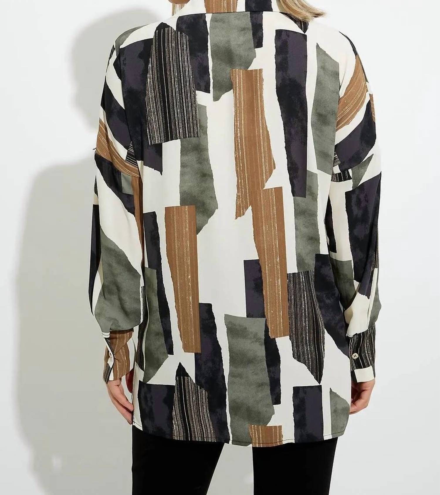 Joseph Ribkoff - patch print blouse