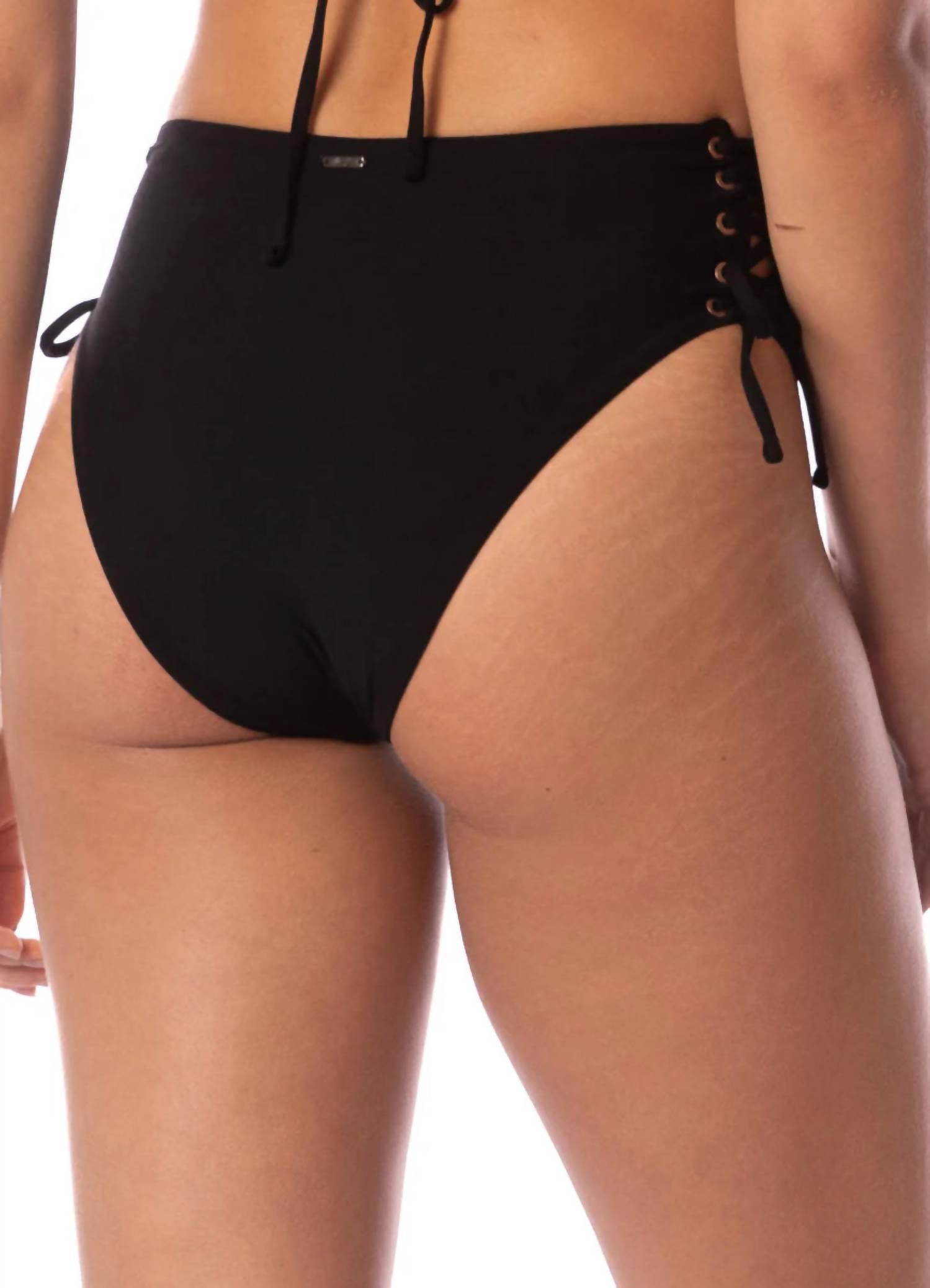 Maaji - Oasis High Rise Lace Up Bikini Bottom