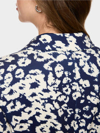 Marc Cain - Fitted Blazer with print
