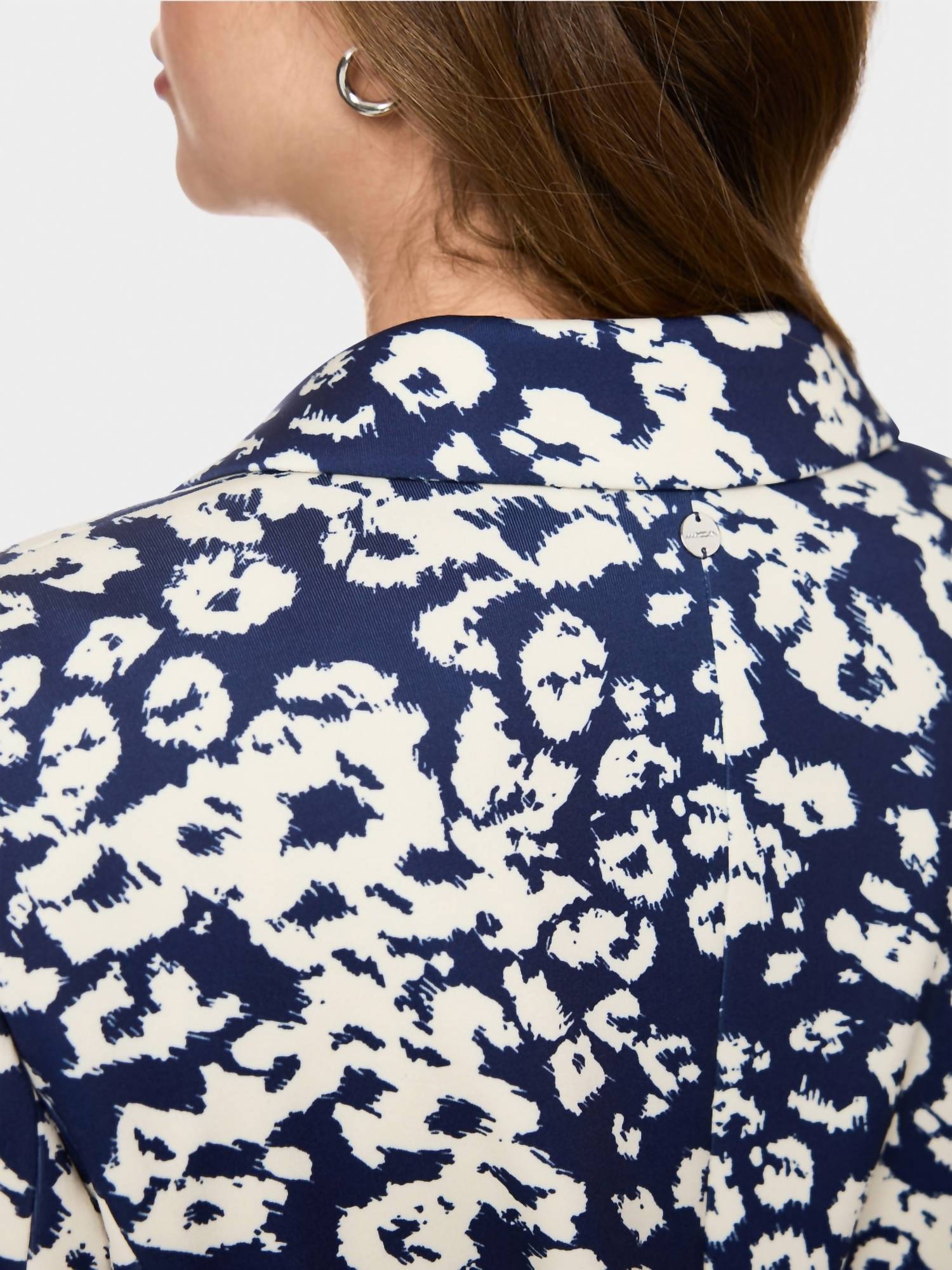 Marc Cain - Fitted Blazer with print