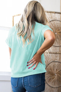 Shewin - Corded Colorblock Pocket Shirt