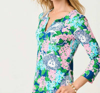 Lilly Pulitzer NADINE UPF 50+ DRESS in starlight navy lydia the lion - women's dress - view 4