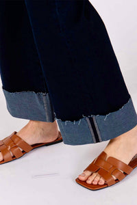 Letter To Juliet - Bianca A Line Wide Cuff Jean