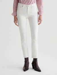 Ag Jeans - Mari Crop High-rise Slim Straight Jeans