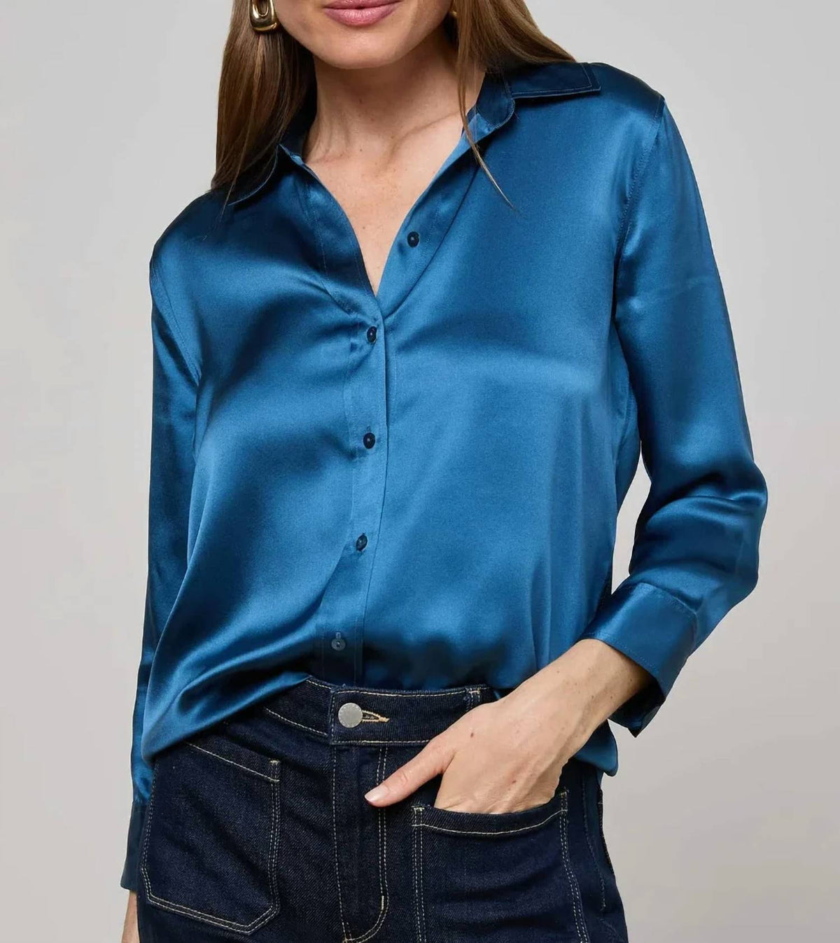 L'Agence - Dani Quarter Sleeve Blouse