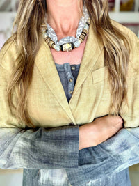 Twine & Twig - Women's Beaded Bandana Necklace