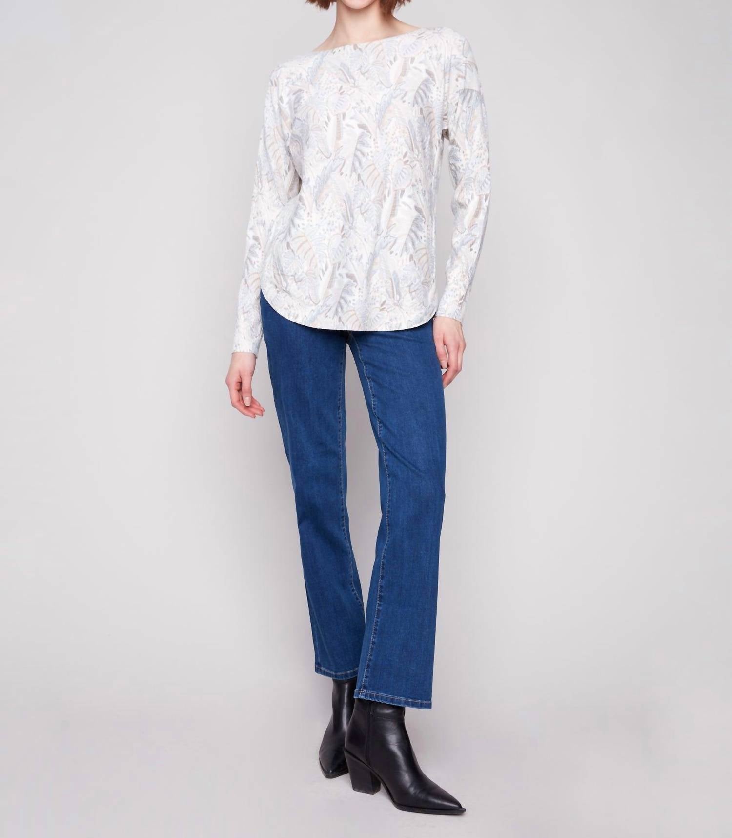 Charlie B - Round Hem Sweater
