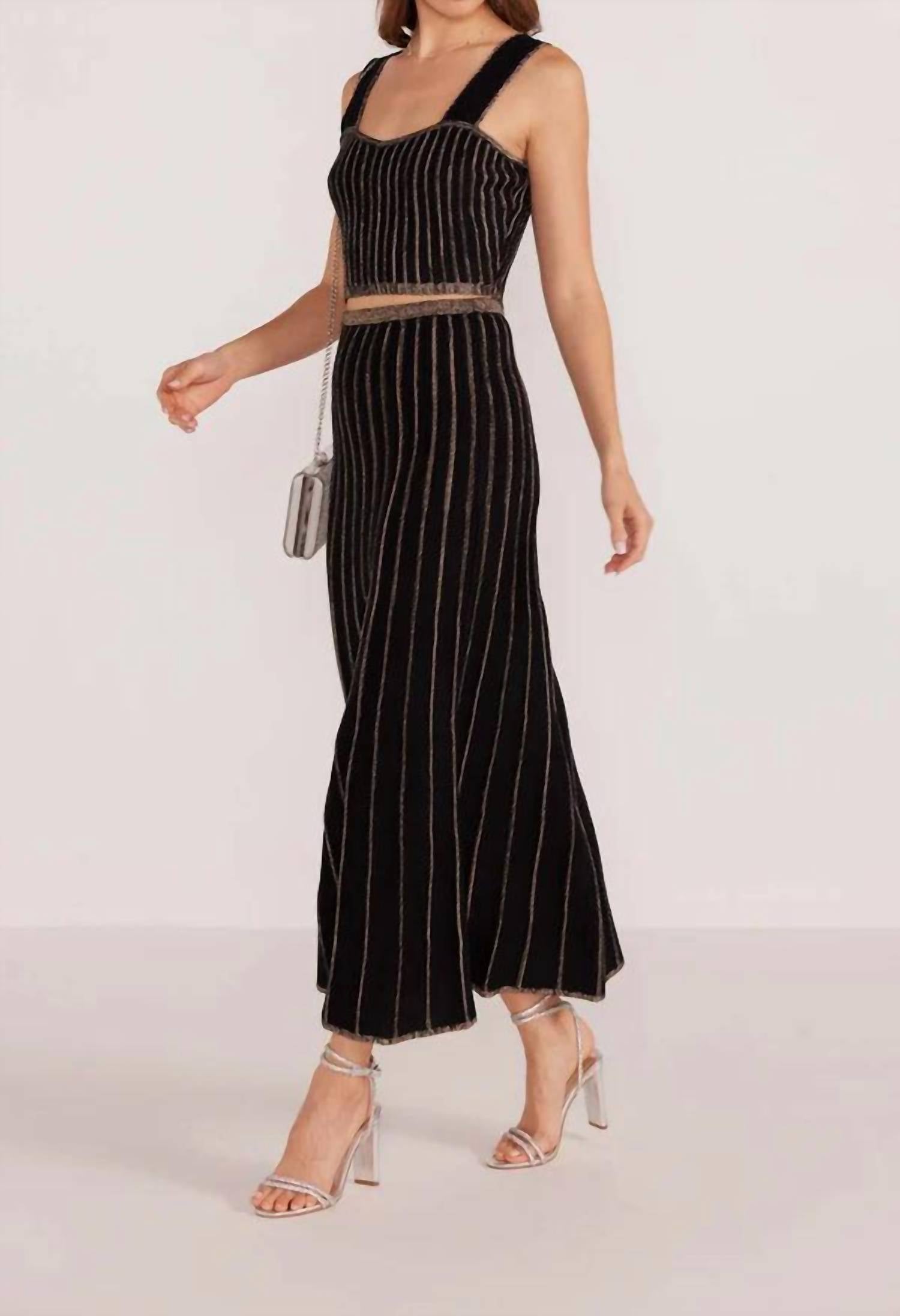 Minkpink - Celia Lurex Striped Top