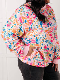 One Eleven North - Confusing Times Abstract Print Pullover