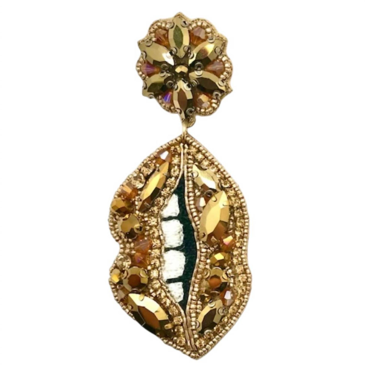 Allie Beads - Women's Jeweled Lip Earrings