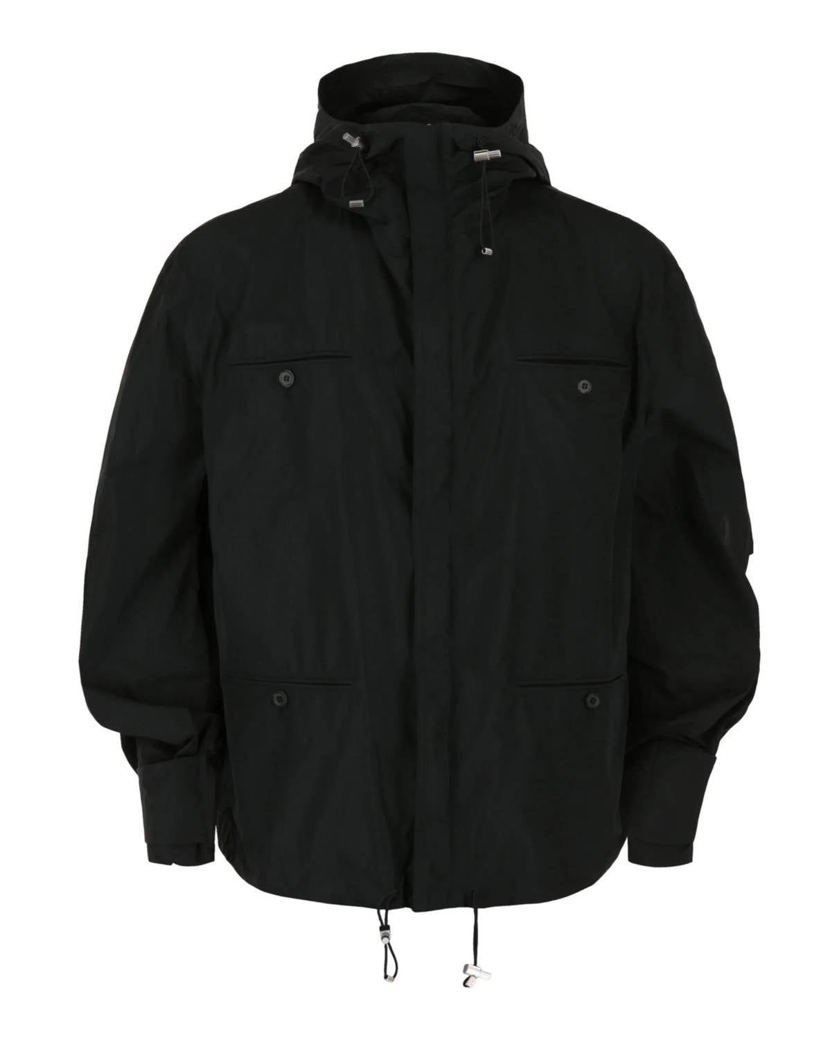 Salvatore Ferragamo - Men's Hooded Windbreaker Jacket