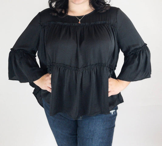 Ee:Some - Ruffle Curvy Blouse